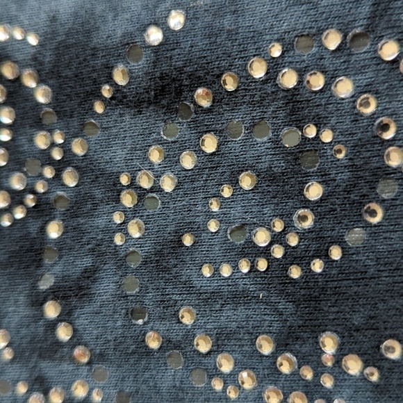 Y2K Sledge USA A New Kind Tie Dye Top Bling Made In USA Comb Cotton Large - Picture 3 of 10